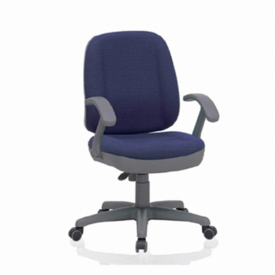 히트디자인 세컨드 회전형 팔걸이의자 (패브릭등판)_이미지