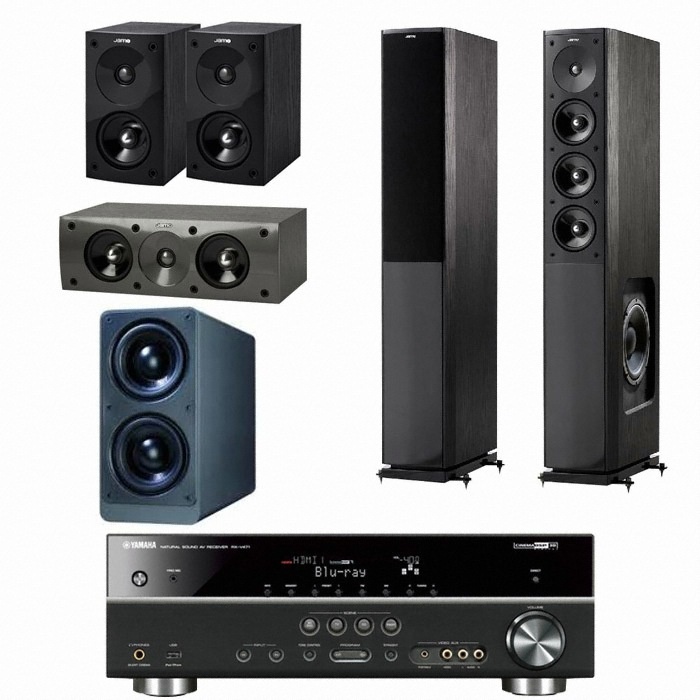 야모 S608 5.1채널 + 야마하 AV리시버 (RX-V471, Q2070)_이미지