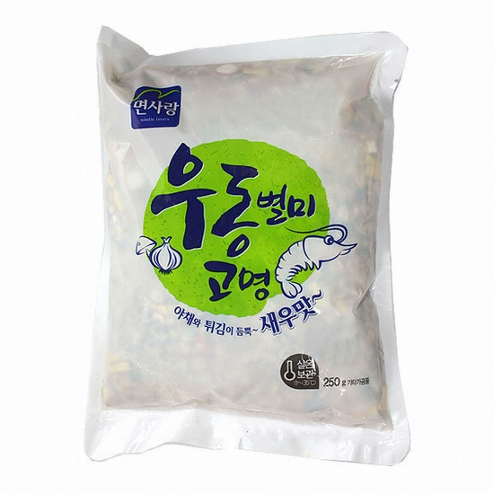 우동 별미 고명 새우맛 250g