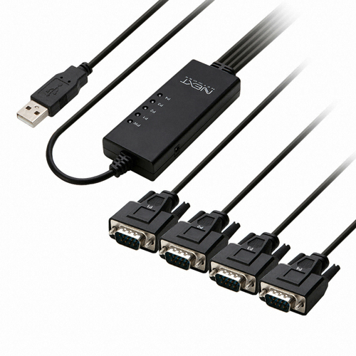 �������������ͽ� �ؽ�Ʈ 4��Ʈ RS232 to USB2.0 �ø��� ���̺� (NEXT-RS232 4P)