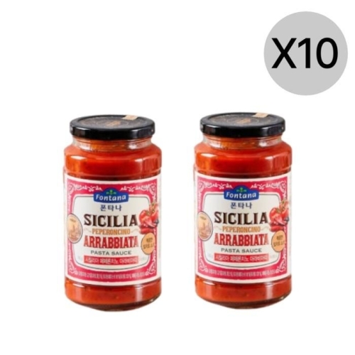 폰타나 몬티첼리 로스티드 갈릭 토마토 파스타소스 600g (20개)_이미지