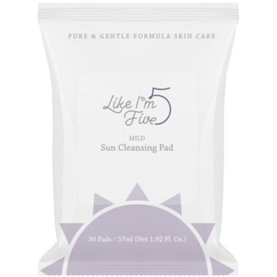 라이크아임파이브 마일드 선클렌징 패드 30매 (1팩)_이미지