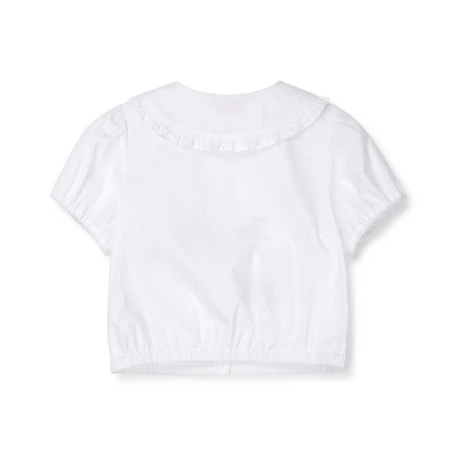 페리미츠 자수 크롭블라우스 P2421B3700196 화이트 100_이미지