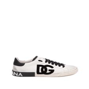 DOLCE GABBANA 레더 빈티지 스니커즈 CS2203AO277 89697 BIANCO/NERO B0170397679
