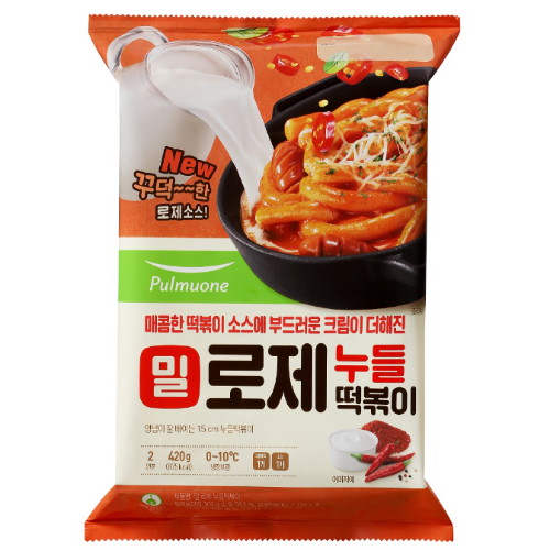 풀무원 밀 로제 누들 떡볶이 420g