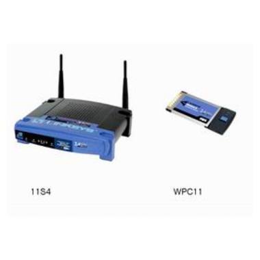 LINKSYS BEFW11S4 공유기 패키지 (WPC11 PCMCIA 무선랜카드)_이미지