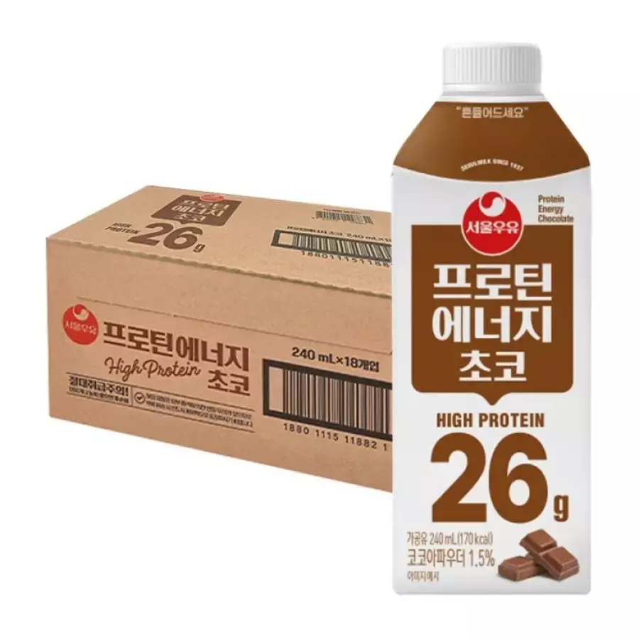 서울우유 프로틴 에너지 초코 240ml (3개)_이미지
