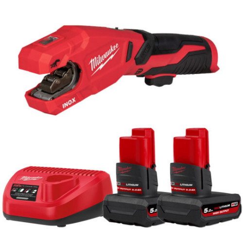 밀워키 M12 PCSS (5.0Ah, 배터리 2개)_이미지