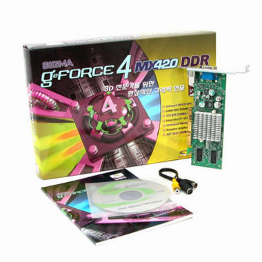 시그마컴 GeForce4 MX 420 시그마 DDR TV