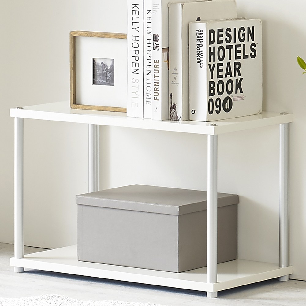 하이톤가구 하이그로시 2단 퍼즐 선반 400x240mm