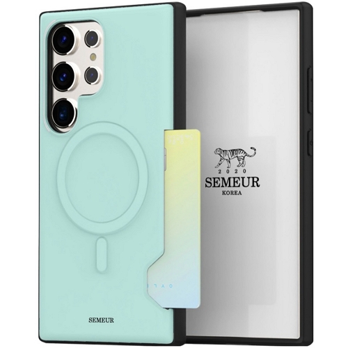 케이스퍼시픽 스메르 갤럭시A16 비비드글로우 맥세이프 카드 2장 수납 케이스