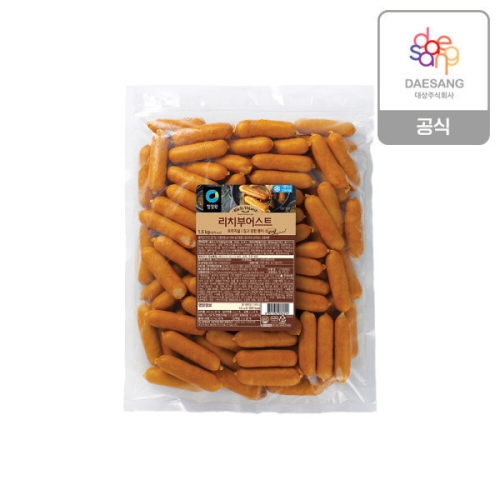 청정원 리치부어스트 오리지널 1.5kg (1개)_이미지
