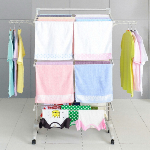 두리씨오 두리펀 ㅤ메이플 빨래건조대 6단 이불봉_이미지