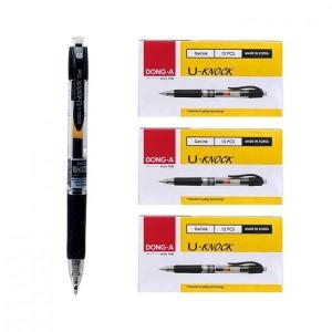 동아 U-Knock 펜 흑색 0.5mm 36개