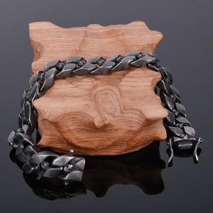 써지컬스틸 써지컬스틸 남자 캐스팅 팔찌 MCB109 명품 쇼핑몰 브랜드 가죽 티타늄 크롬하츠 레이어드 뱅글 선물 추천