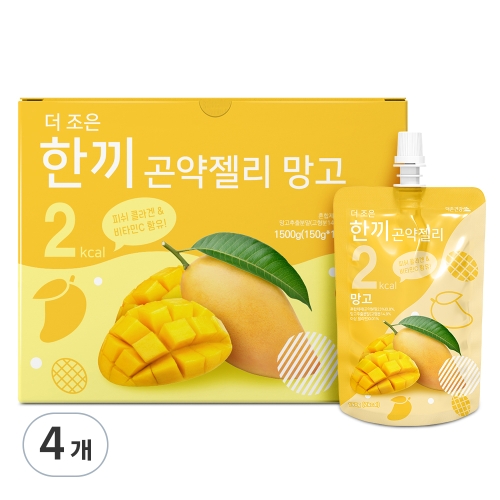 더조은 한끼곤약젤리 망고 1.5kg 4개_이미지