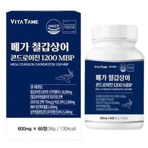 비타테미 비타테미 철갑상어 콘드로이친 1200 MBP 600mg 60정 (1개)_이미지