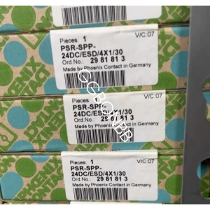 피닉스 2981813 PSR-SPP -24DC/ESD/4X1/30 safety relay FedEX or DHL UPS shipp..