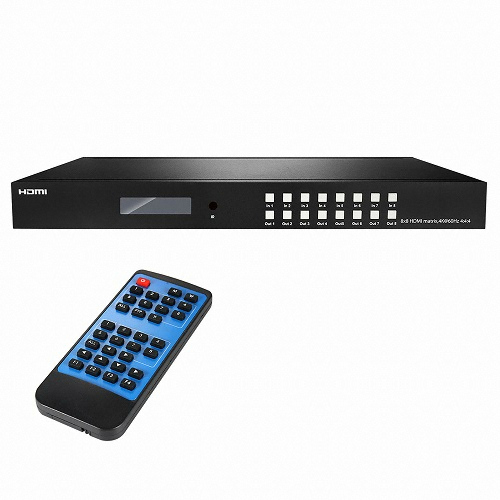 이지넷유비쿼터스 넥스트 8포트 HDMI 매트릭스 스위치 with Audio (NEXT-4288UHDM)_이미지