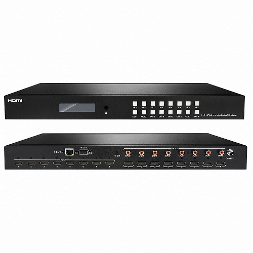이지넷유비쿼터스 넥스트 8포트 HDMI 매트릭스 스위치 with Audio (NEXT-4288UHDM)이미지입니다. 누르면 해당 게시물로 새창이동합니다.