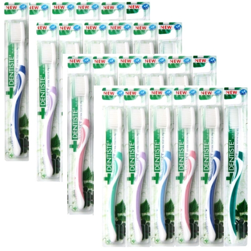 DKSH 덴티스테 이중미세모 칫솔 (24개)