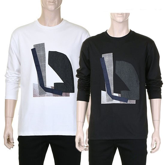 앤듀 남성 아트웍 긴팔 티셔츠 O184TS104P_이미지