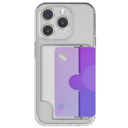 아이폰15 에어아머 클리어 카드수납 범퍼 하드 젤리 케이스