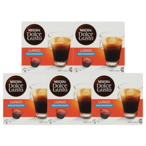 네슬레 네스카페 돌체구스토 룽고 디카페인 캡슐커피 16캡슐 (5팩)_이미지