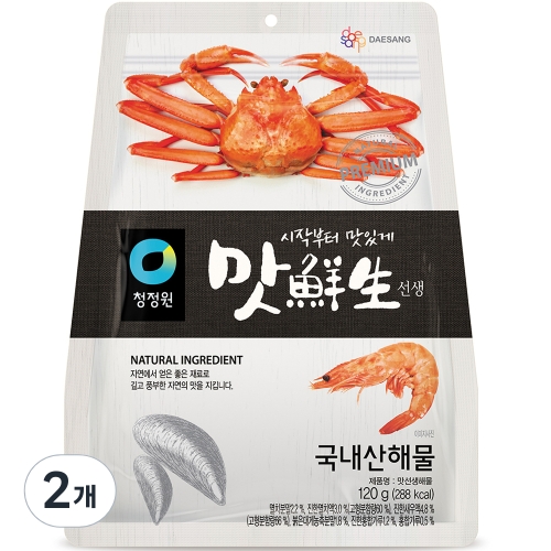 청정원 맛선생 해물 120g (2개)_이미지