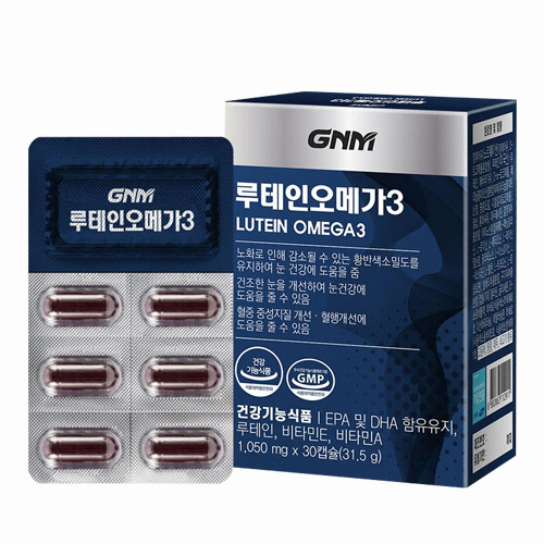 GNM자연의품격 건조한 눈엔 루테인 오메가3 1050mg 30캡슐 (1개)_이미지