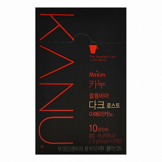 동서식품 카누 다크 로스트 아메리카노 10개입 (10개)_이미지