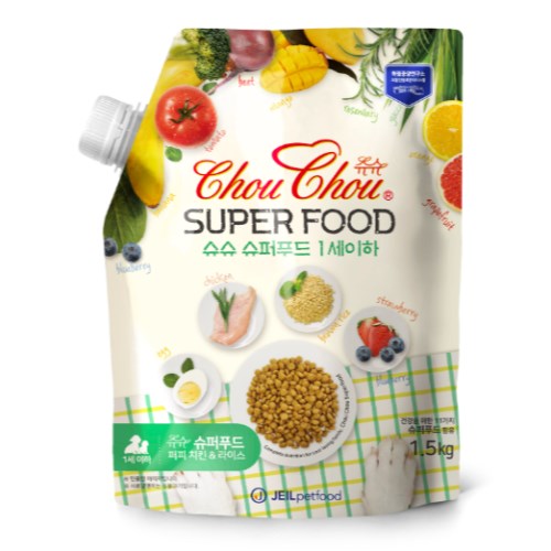 슈퍼푸드 퍼피 치킨&라이스 1.5kg