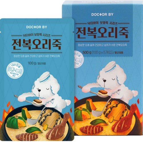 닥터바이 독 전복오리죽 500g (100g x 5p) (1개)_이미지