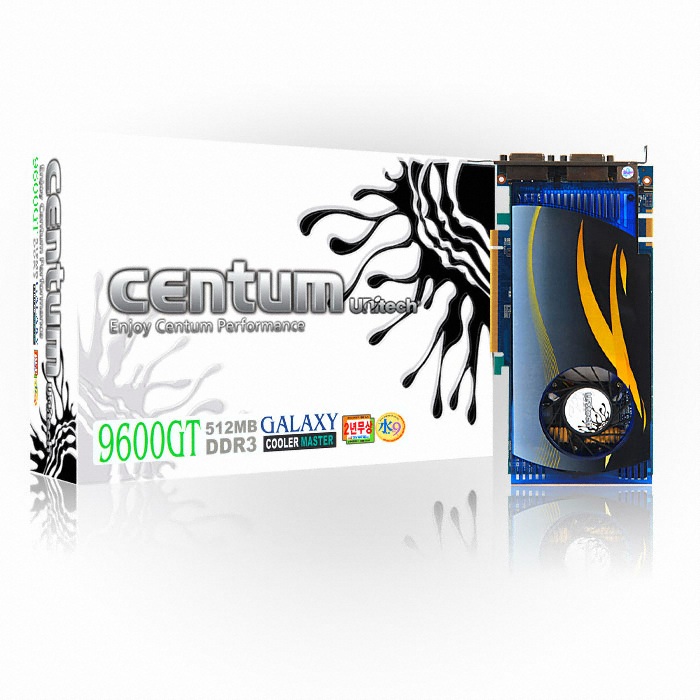 유니텍전자 지포스 9600GT CENTUM GALAXY DDR3 512MB 쿨러마스터_이미지