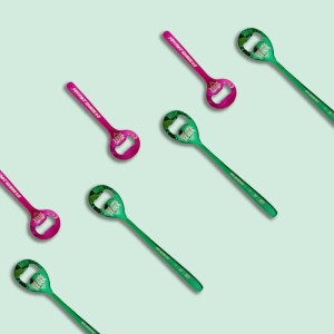 테라 스푸너 오프너 병따개 굿즈 회식 용품 숟가락 수저 스푼 핑크 미니 맥주 두껍상회_이미지