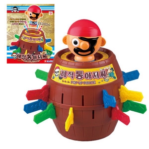 바니랜드 해적 통 아저씨 룰렛 / 룰렛 게임 보드게임 복불복게임 완구_이미지