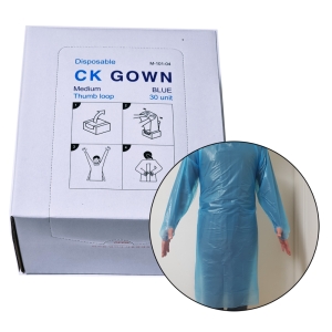 [불명] 일회용 감염방지 비닐가운