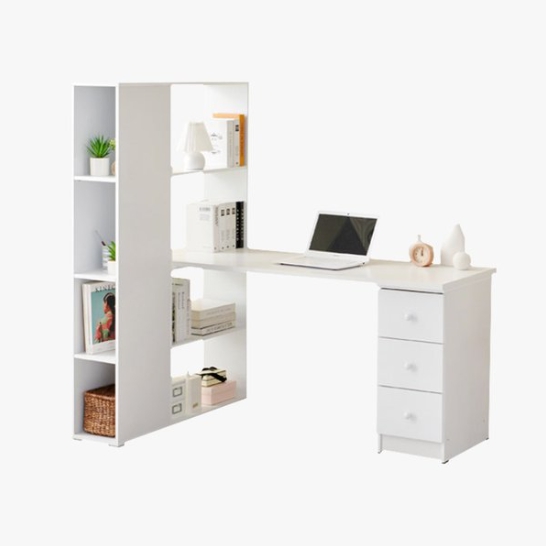 빌바오 4단 책장 책상 세트