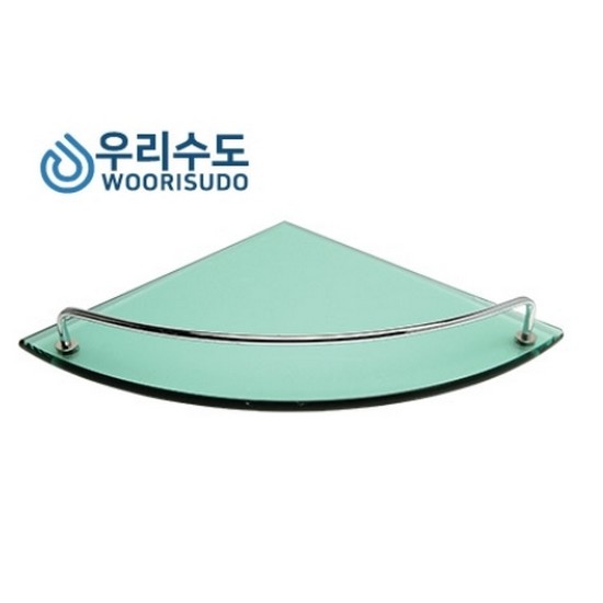 강화유리 코너선반