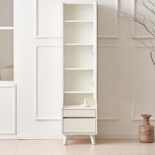 파로마 이프 엘사 전신거울 틈새 수납 화장대 400_이미지