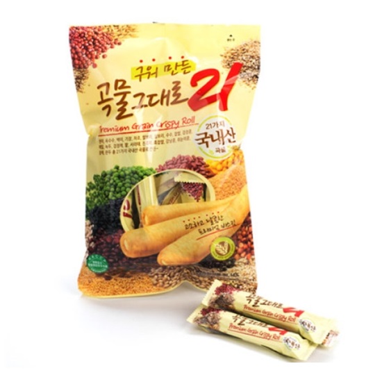 구워만든 곡물 그대로 21 18개입 180g