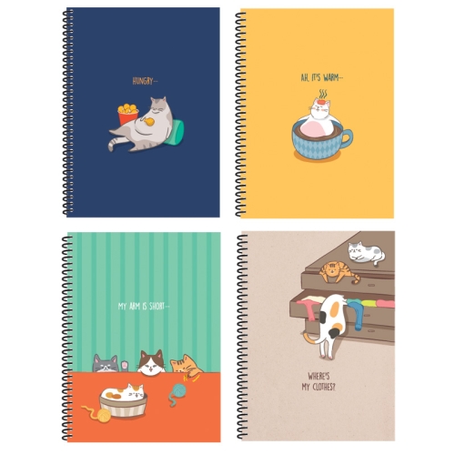 비팬시 3000 무지 연습장 랜덤 4개_이미지