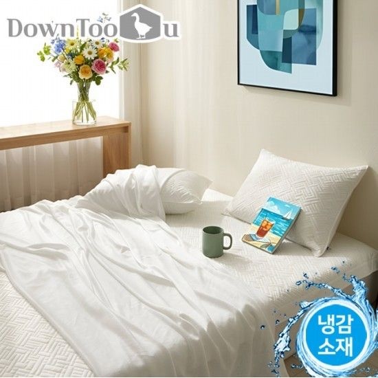효재 알버타 여름 냉감 패드 베개세트