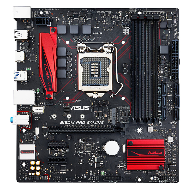 ASUS B150M PRO GAMING + M.2 SSD 256GB ���̺���