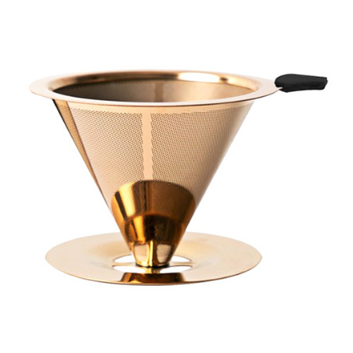 칼딘 로즈골드 티타늄코팅 스텐 커피 드리퍼_이미지