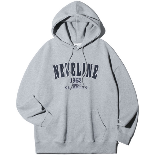 앨빈클로 NEVELINE 아플리케 오버핏 후드티 AVH848_이미지