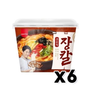 SPC삼립 하이면 장칼국수 206g [6개]