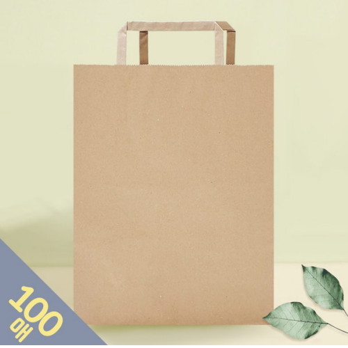 프롬앤투 데일리 크라프트 쇼핑백 극소 (100개)_이미지