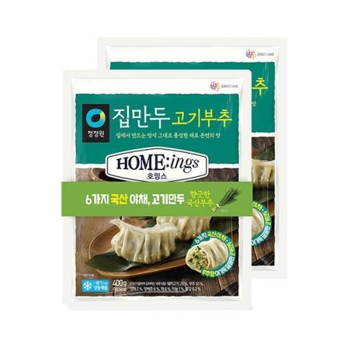 대상 청정원 호밍스 집만두 고기부추 400g_이미지