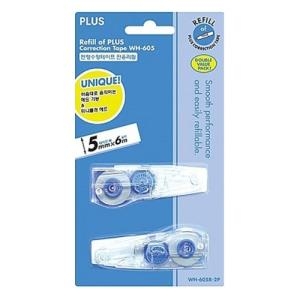 플러스 화이퍼 MR WH-605R-2P 수정테이프 리필이미지입니다. 누르면 해당 게시물로 새창이동합니다.